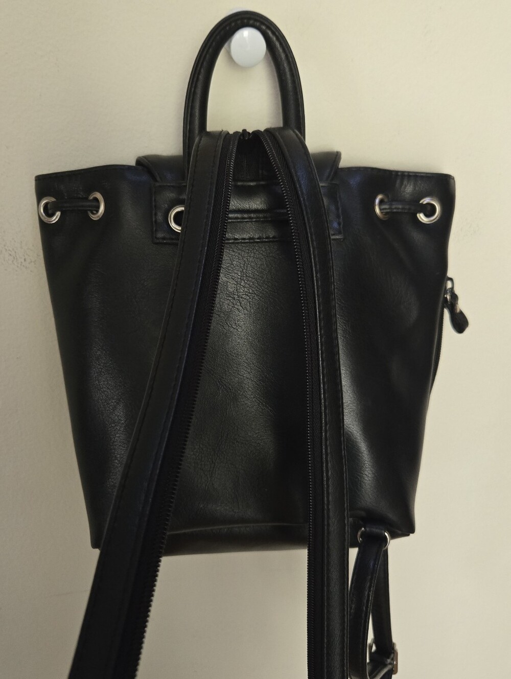 Leather Mini Backpack - Picture 3 of 6